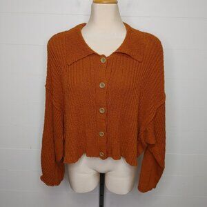 Urban Outfitters BDG textured oversized crop cardigan L